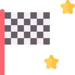 Finish flag icon