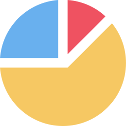 gráfico de pizza Ícone