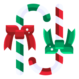 Candy cane icon