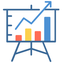 rapporto finanziario icona