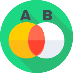 diagramma di venn icona