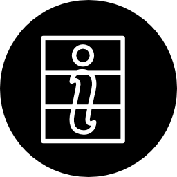 info kreissymbol icon