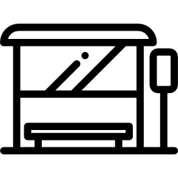 Bus stop icon