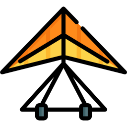 Hang glider icon