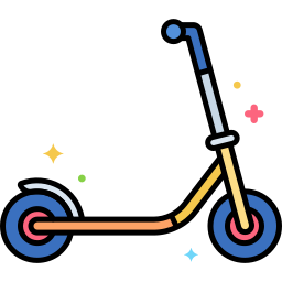 Kick scooter icon