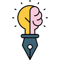 Creative brain icon