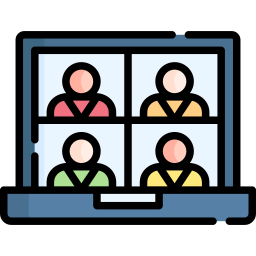 Online meeting icon