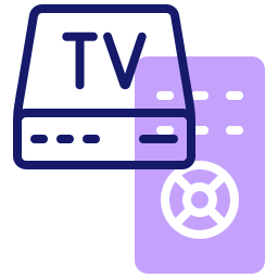 pudełko telewizyjne ikona