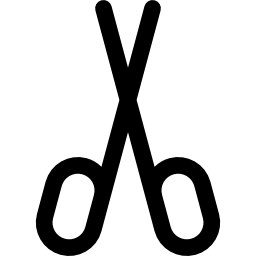 Nail scissors icon