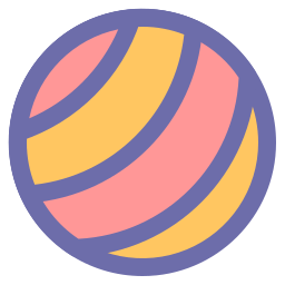 Pilates ball icon