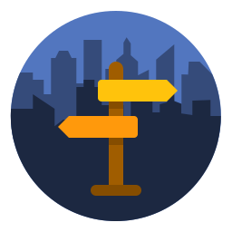 Signpost icon