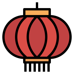 Chinese lantern icon