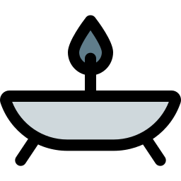 Aromatic candle icon