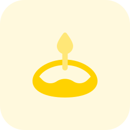 Spa candles icon