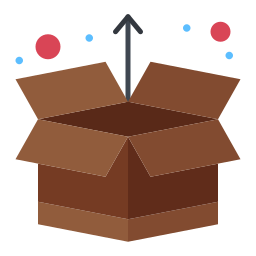 Delivery box icon