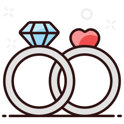 Engagement rings icon