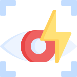 Red eye icon