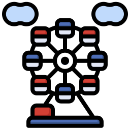 grande roue Icône