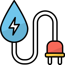 Water energy icon