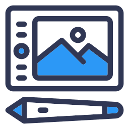 Pen tablet icon