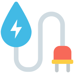 Water energy icon