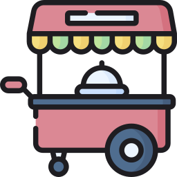 Food cart icon