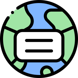 Planet earth icon