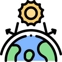 Greenhouse effect icon