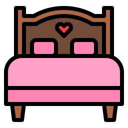 Double bed icon