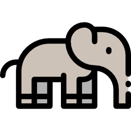 l'éléphant Icône