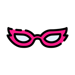 Fun glasses icon