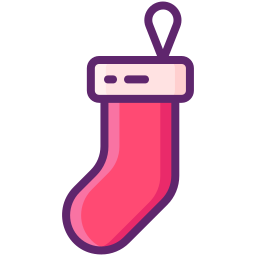 Christmas sock icon