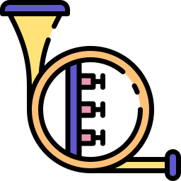 corno francese icona
