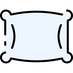 Bed pillows icon