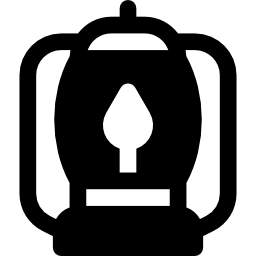 Oil lamp icon