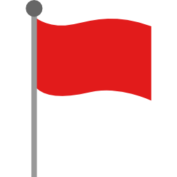 rote flagge icon