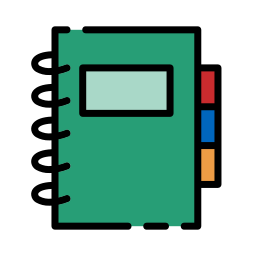 Spring notebook icon