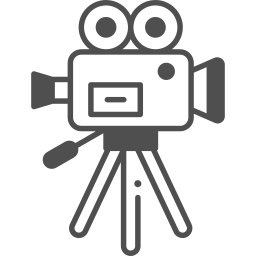 Camera tripod icon