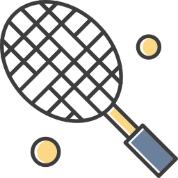 Tennis racket icon