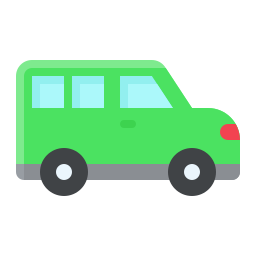 Eco car icon