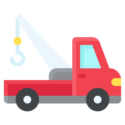 Crane truck icon