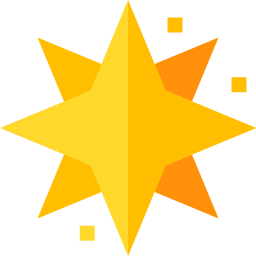 Holy star icon