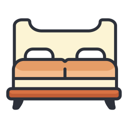 Double bed icon