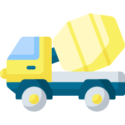 Mixer truck icon