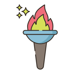 olympische flamme icon