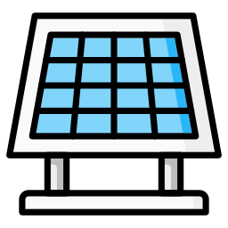 Solar panel icon