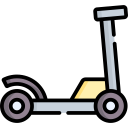 Electric scooter icon