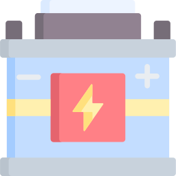 Car battery icon