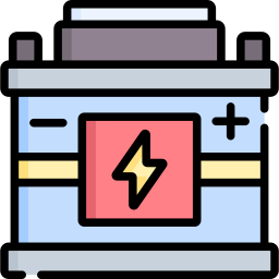 Car battery icon