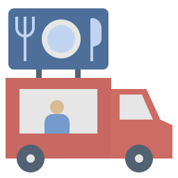 Food truck icon